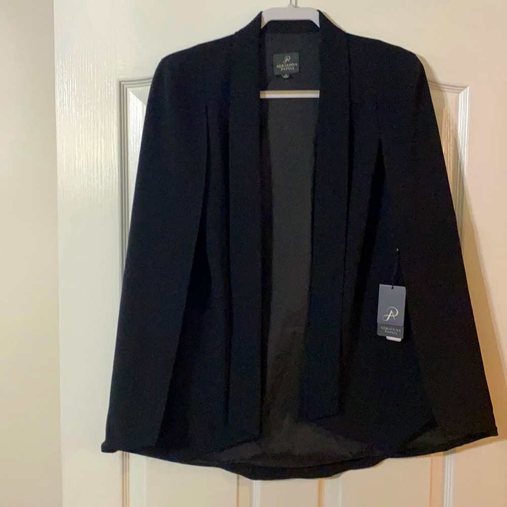 Amazing Black Cape Blazer